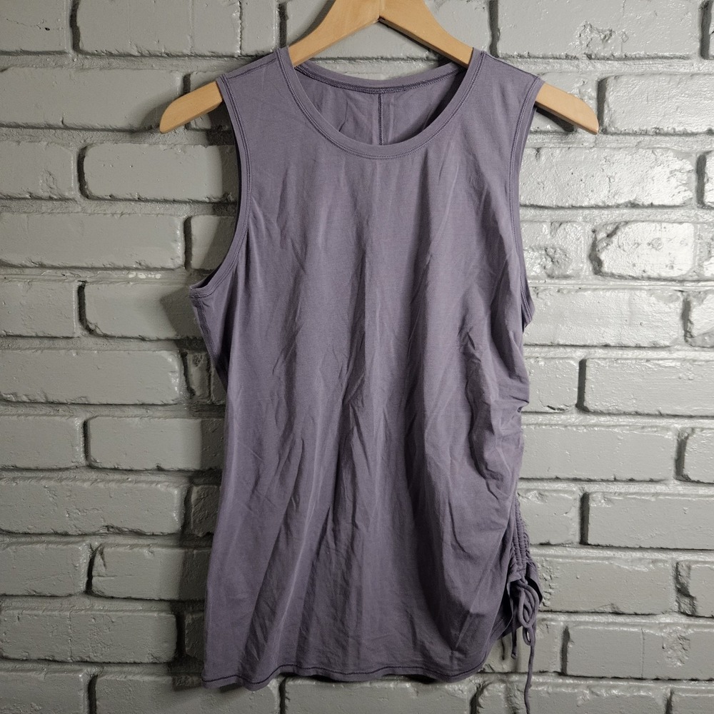 Lululemon Womens Tank 2 Cinch It Dusky Lavender Side Tie Purple‎